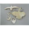Image 1 : Lot of 5 Ivory Flying Birds