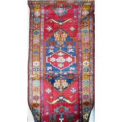 5' 0" by 11' 0" Hamedan 334 by 150