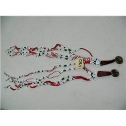 Pair of Beaded Earrings 21" long