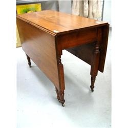 American Walnut Drop Leaf Table circa 1850