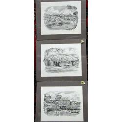 Set of 3 Prints from New Zealand by Peter Arnold