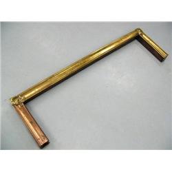 Copper and Brass Fire Curb  circa 1870