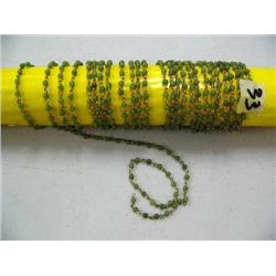 168 Inch Jade & 10 carat gold Chain (bought by HKL Johnson, Sept 2, 1975, Paid $252)