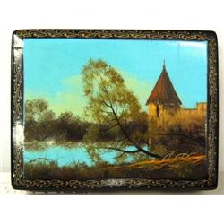 Black Lacquer Russian Box