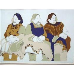 Print called "Three's Company"  11/190 Susan Pennewell Ellis 1979