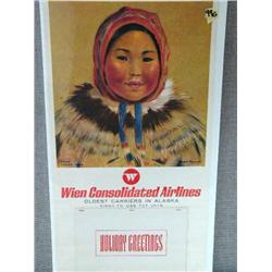 CHOICE on 7 Air Alaska Calendars, Muriel Hannah, 1960's