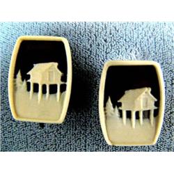 CHOICE on 2 Pairs of Ivory Earrings