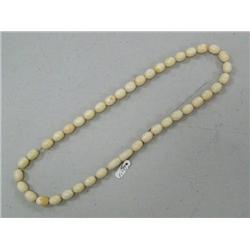 20" Ivory Bead Necklace