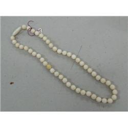 16" Ivory Bead Necklace