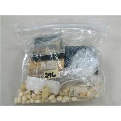 Lot of Bag of Ivory beads, Ivory Bracelet, Chunks of Fossilized Ivory
