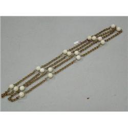 60" Ivory Bead Necklace