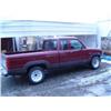Image 1 : 1990 Ford Ranger Pickup 146,529 miles, red and black, paint job rough, cracked windshield, door does