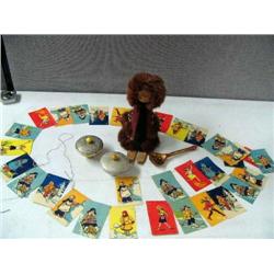 Lot of 2 Russian blown glass ornaments - rabbits, birds, bears, children, ect.