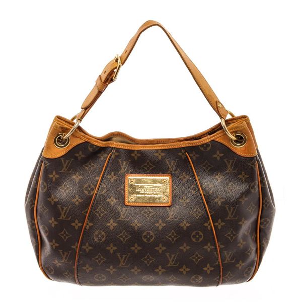 Louis Vuitton Brown Monogram Canvas Galliera PM Hobo Bag