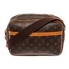 Image 1 : Louis Vuitton Brown Monogram Canvas Leather Reporter PM Crossbody Bag