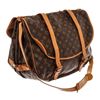 Image 3 : Louis Vuitton Brown Monogram Leather Saumur 43 Crossbody Bag