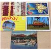 Image 1 : Group of 5 Vintage Hawaii Souvenir Postcard Folders