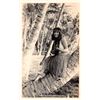 Image 1 : Baker Real Photo A Maid of Honolulu Hula Girl On Tree Postcard