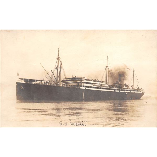 Matson Navigation Co.'s Steamer  Maui  Ship Photo Postcard