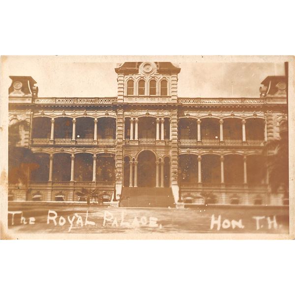 The Royal Palace Honolulu Photo Postcard