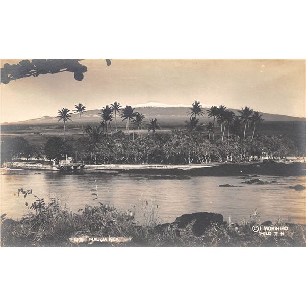 Mt. Mauna Kea Hawaii Real Photo Postcard