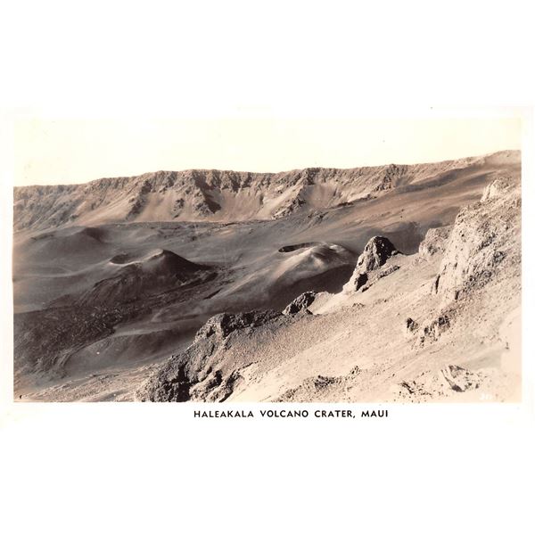 Haleakala Volcano Crater, Maui Photo Postcard