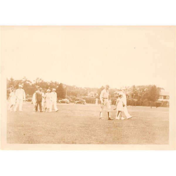 Real Photo Snap Shot Shirley Temple At Fort Shafter