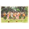 Image 1 : Tinted Real Photo Hawaiian Hula Girls Postcard