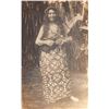 Image 1 : Hawaiian Hula Girl & Ukulele Real Photo Hawaii Postcard