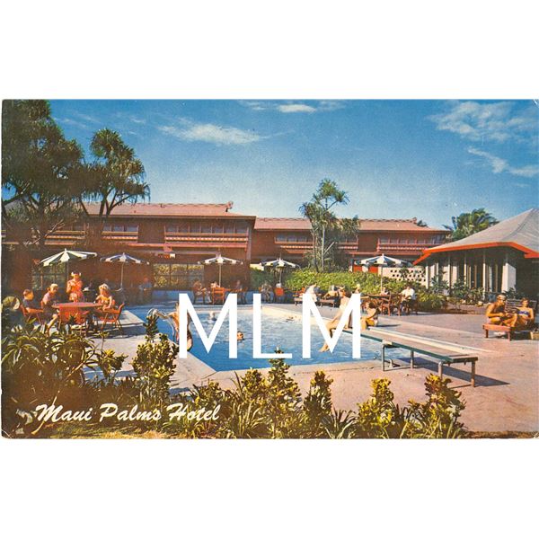 Maui Palms Resort Hotel on Kahului Bay Postcard