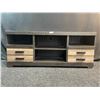 Image 1 : Dark Wooden TV Stand With Drawers