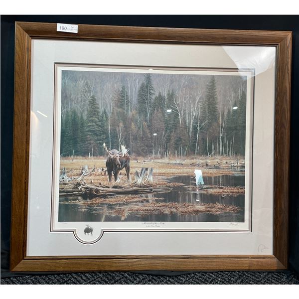 Wooden Framed Print "Monarch Of The North" By Trevor Tennant