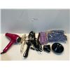 Image 1 : Assortment Of Hair Heat Supplies And Rollers