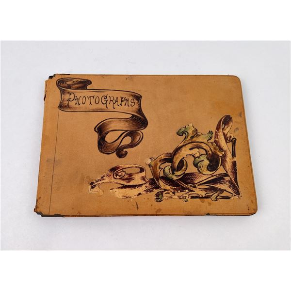 Antique Montana Photo Album Yellowstone Park