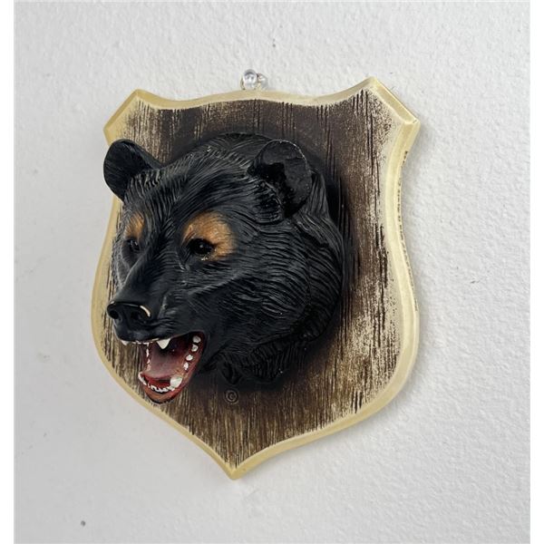 1947 Chalkware Bear Wall Plaque Orn-O-Craft