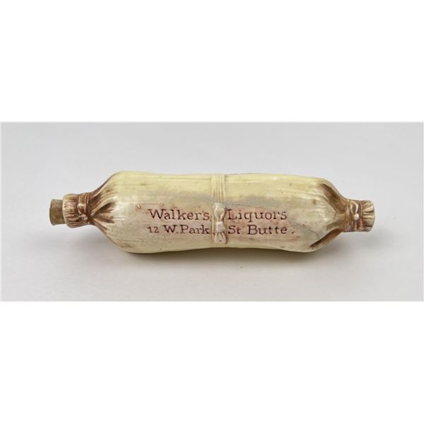 Walker's Liquors Butte Montana Tamale Flask