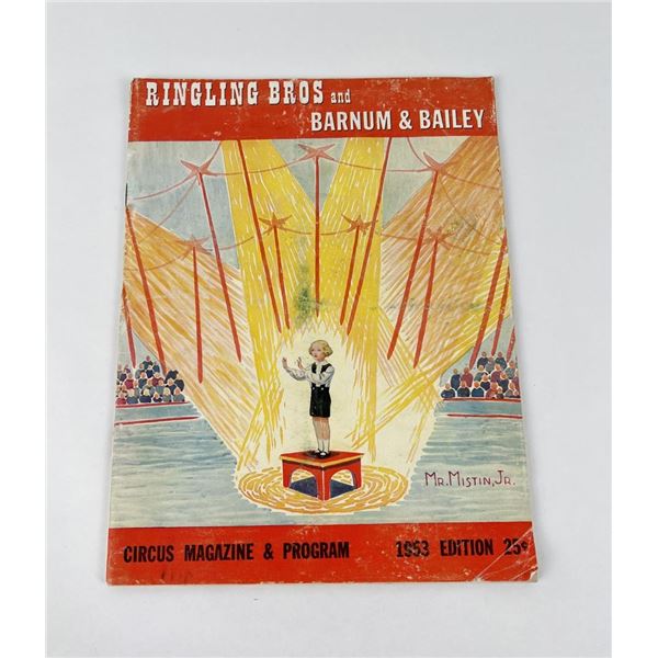 Ringling Bros Barnum Bailey Circus Program