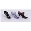 Image 2 : Collection of Fenton Glass Painted Shoes
