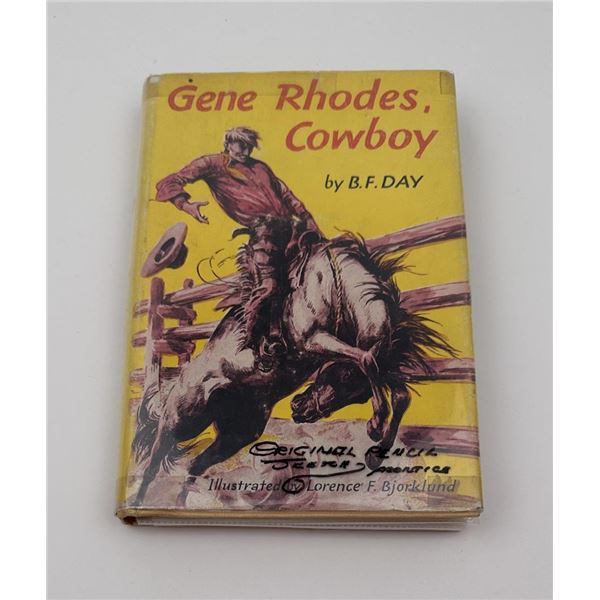 Gene Rhodes Cowboy Lorence Bjorklund Drawing
