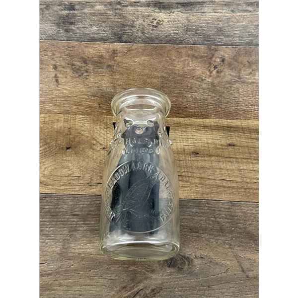 Meadowlark Dairy Great Falls Montana Milk Bottle
