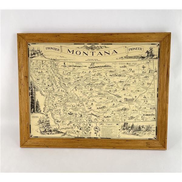 Montana Frontier Pioneer Map