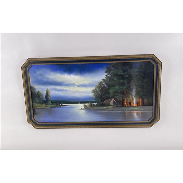 Andrew Gunderson Pastel River Landscape Drawing