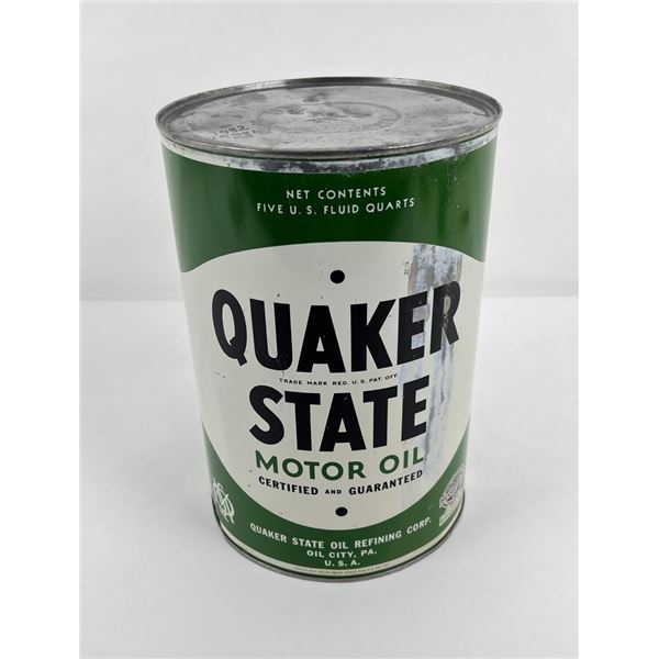 Quaker State Motor Oil Can