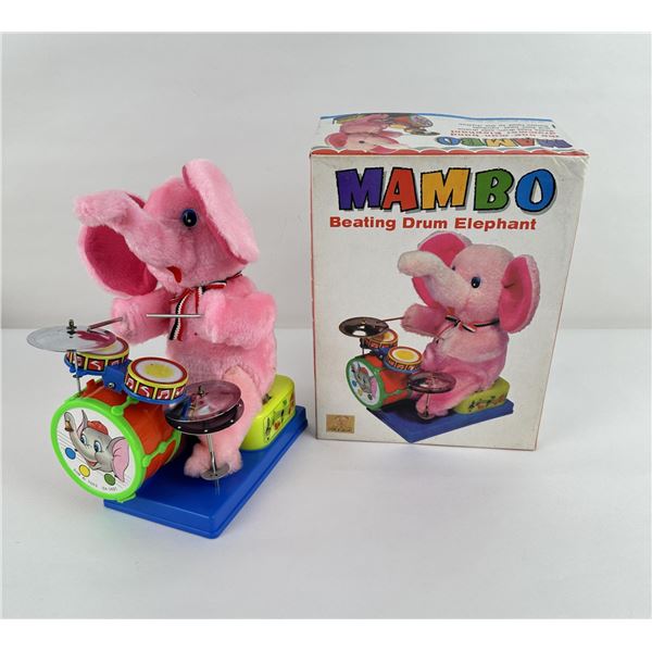 Mambo Beating Drum Elephant Battery Operated Toy