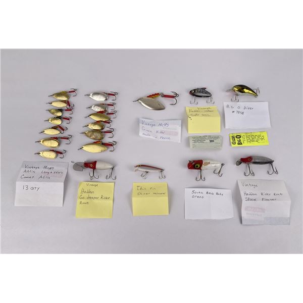 Collection of Vintage Fishing Lures