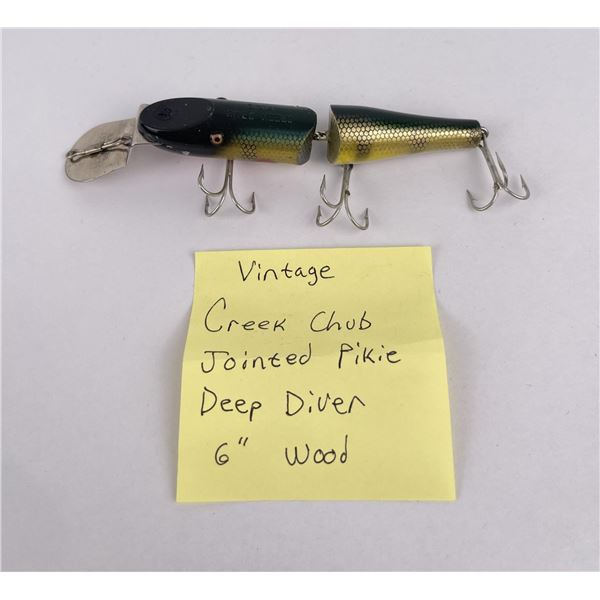 Creek Cub Jointed Pikie Deep Diver Fishing Lure