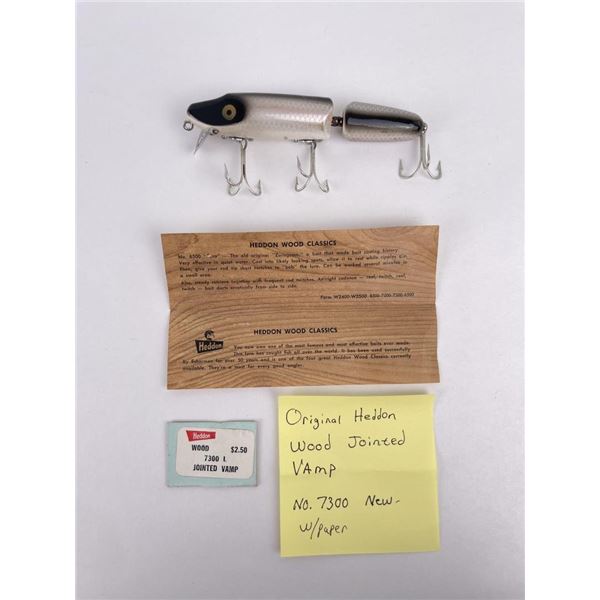 Heddon Wood Jointed Vamp 7300 Fishing Lure