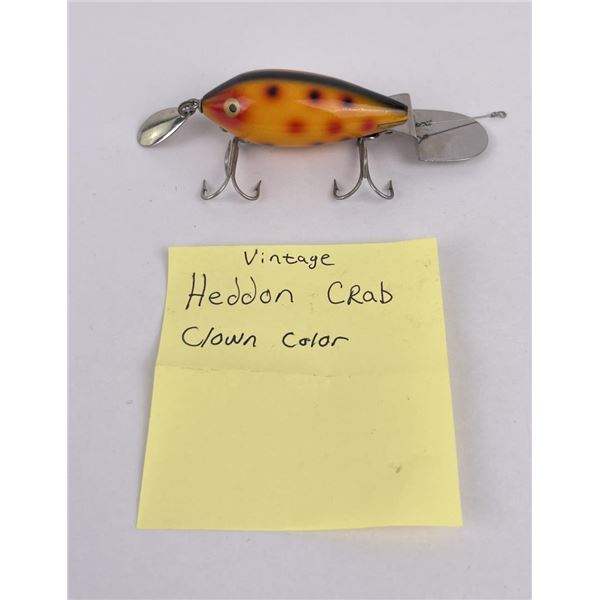 Heddon Crab Clown Color Fishing Lure