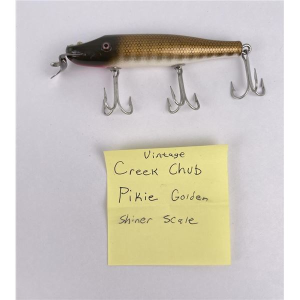 Creek Cub Pikie Golden Shiner Scale Fishing Lure