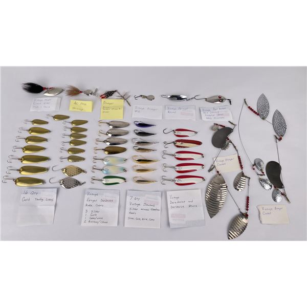 Collection of Vintage Fishing Lures